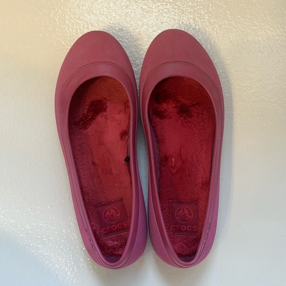 Crocs Mammoth Flats Pomegranate Pink - Picture 1 of 6